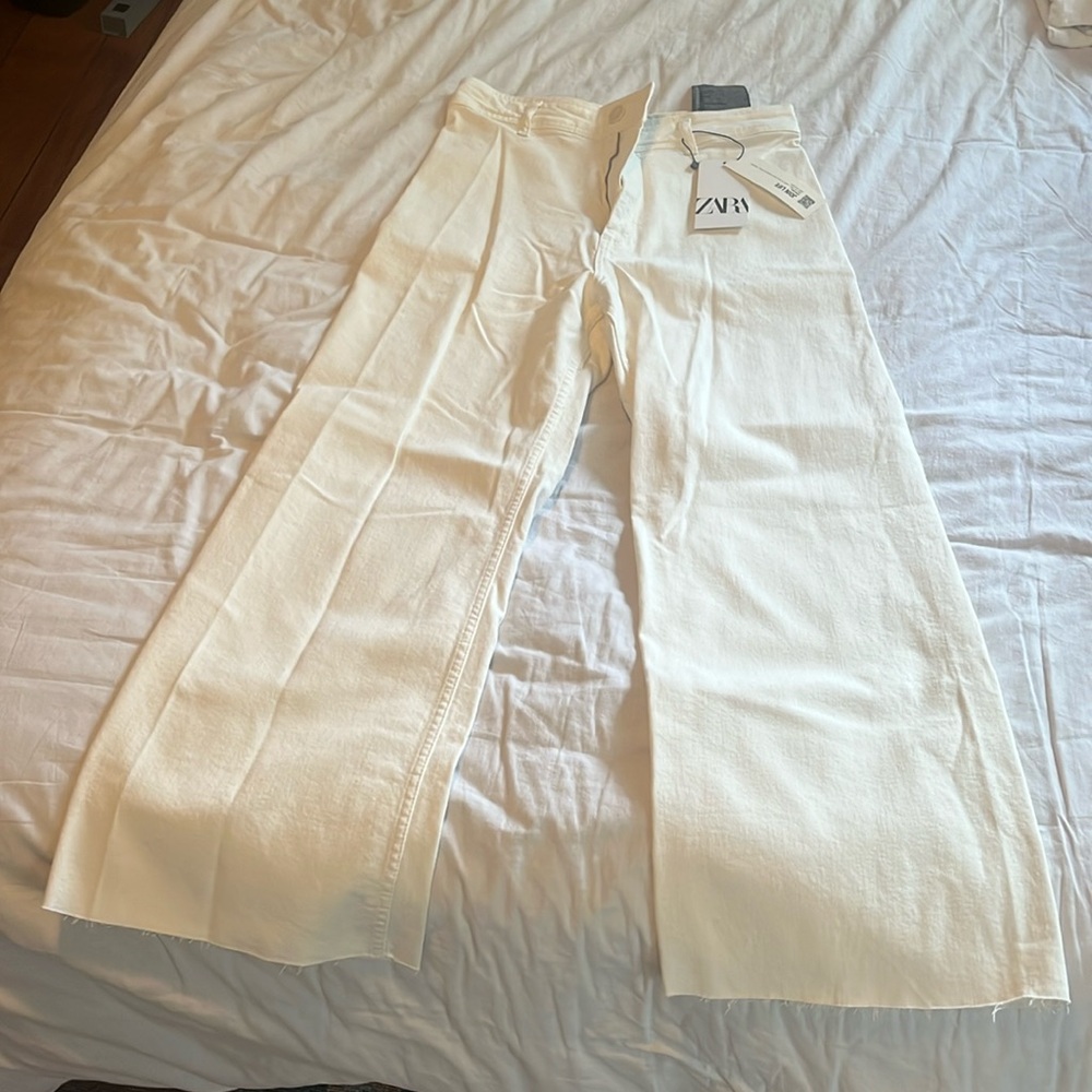 Zara White Jeans